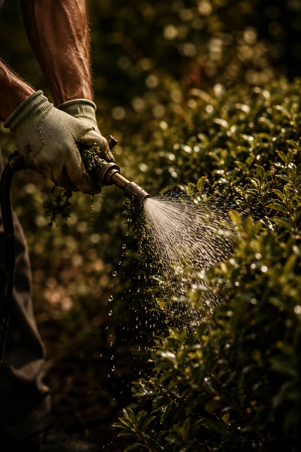 Lawn fertilization and weed control in Kamloops